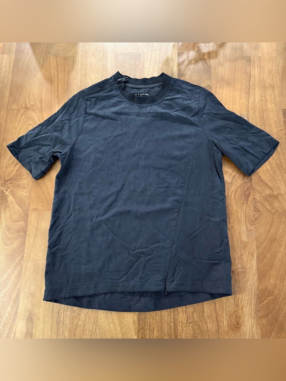 Rag & Bone Women’s Silk Blouse with Zipper Details